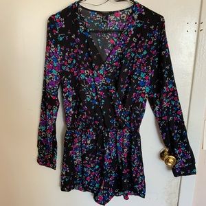 Forever 21 floral romper